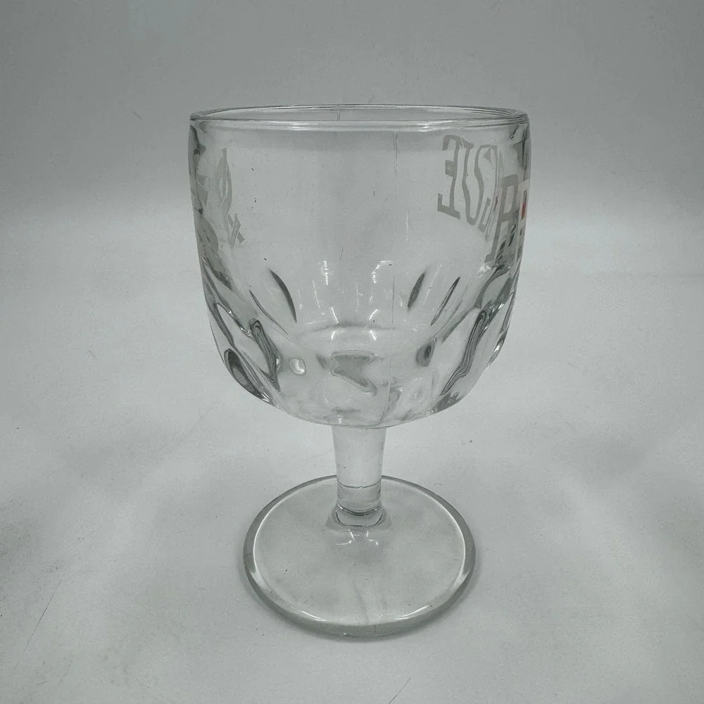 Rogue Ales Brewery Beer Goblet Chalice Clear Glass Red Star Logo‎ 10 oz